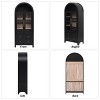 Vatros Tall Arched Cabinet with Adjustable Shelves - 2 of 4
