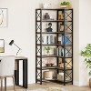 Hommoo 7-Tier Tall Corner Bookshelf - 3 of 4