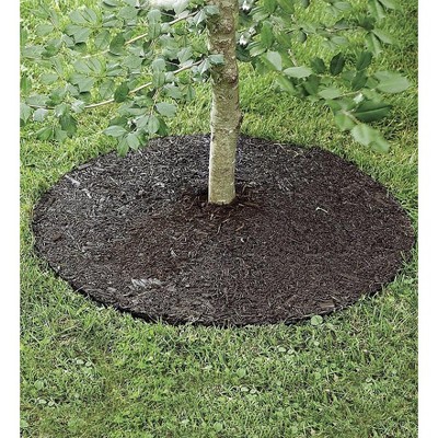 Plow & Hearth - Permanent Mulch Recycled Rubber Tree Ring