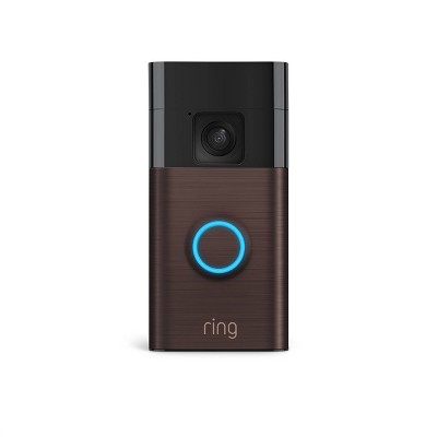 Ring Battery Doorbell with Head-to-Toe HD Video, Live View with Two-Way Talk, and Motion Detection & Alerts - Venetian Bronze