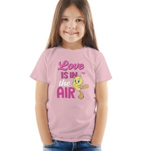 Toddler Boys' Looney Tunes Valentine's Day Love In In the Air T-Shirt For Toddler Boys And Girls - 1 of 4
