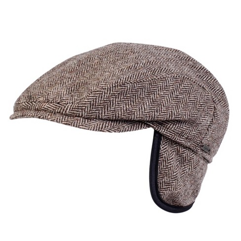 Wool ivy cap with ear flaps sales