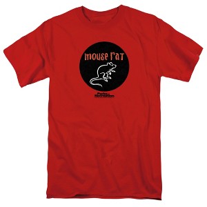 Men's Parks & Rec Mouse Rat Circle T-Shirt - 1 of 4