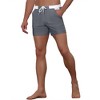 Lars Amadeus Men's Summer Surfing Contrast Color Drawstring Waist Beach Board Shorts - 4 of 4