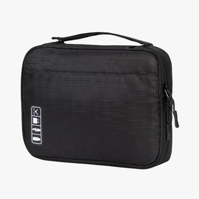 Hynes Eagle Cable Organizer Case With Strap 7.9 inch Black