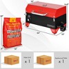 Costway Portable Tabletop Pellet Grill & 20lbs Apple Wood Pellets Outdoor Smoker BBQ Set - 4 of 4