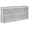 vidaXL Garden Raised Bed Silver Powder-coated steel Large Durable - 2 of 4
