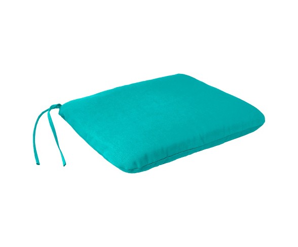 Jordan Square Dining Seat Pad - Blue Opaque