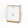 SKRAN Modern Furniture: Shoe Storage Cabinet with Drawers，Entryway Shoe Storage Solutions for Entryway - 3 of 4