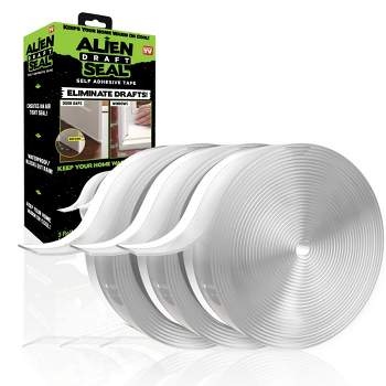 Alien Seal Transparent Weather Stripping Insulation Tape for Drafts - 3 Pack