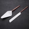Inox Artisans Plateau Cake Server 2 Pc. Set - 3 of 4