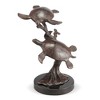 SPI Home Current Riders Sea Turtle Sculpture – Aluminum Coastal Accent with Ocean-Inspired Motion - 4 of 4