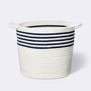 Coiled Rope Bin with Color Band - Cloud Island™ - 1 of 3