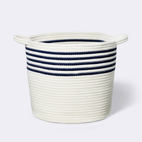 Coiled Rope Bin with Color Band - Cloud Island™ - image 1 of 3