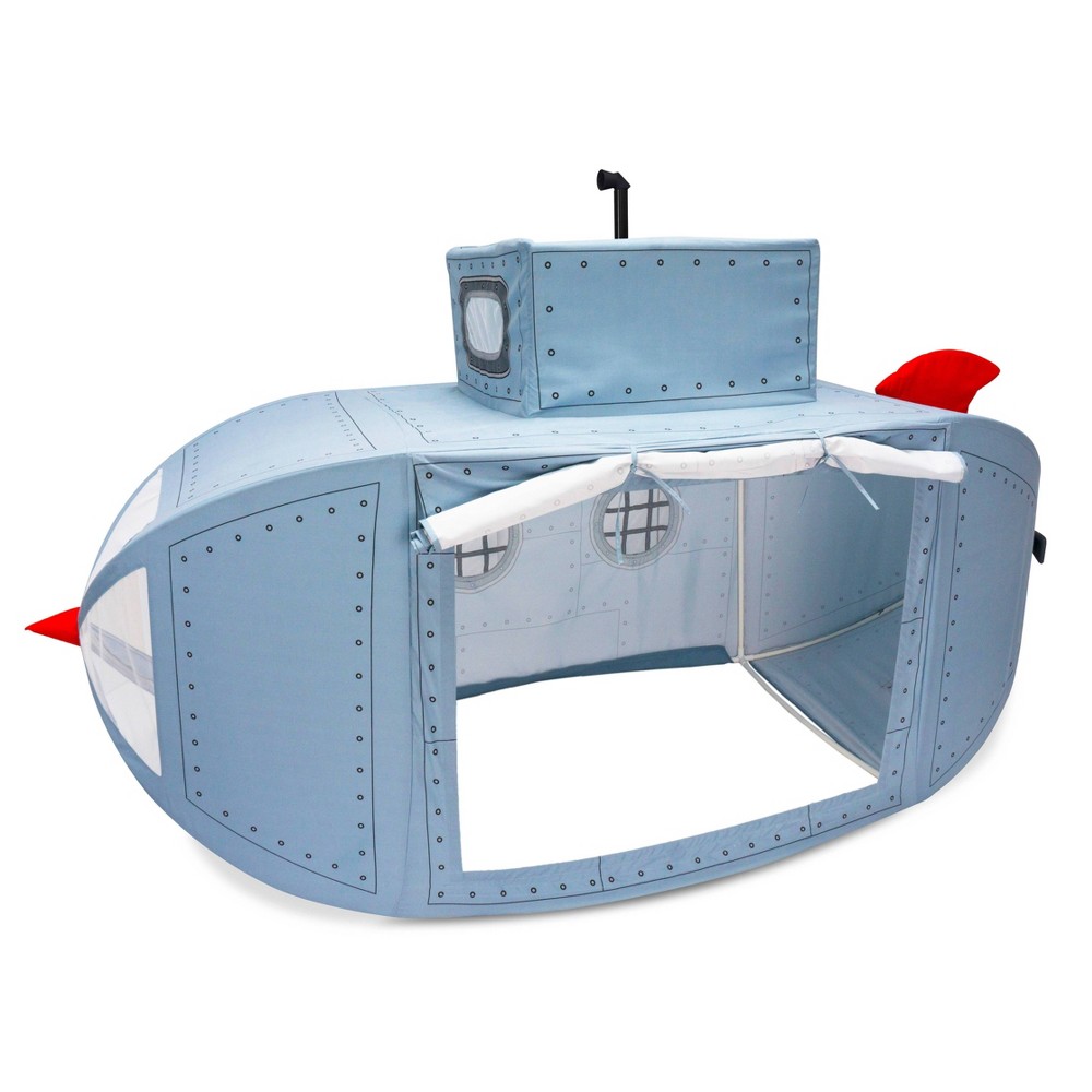 Submarine Kids' Playhome Tent - Wonder & Wise: Boys' Playhouse, Polyester, Ages 1-12, 70"" Width, 36"" Height -  87892117