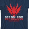 Dungeons & Dragons Red Dragon Crew Neck Short Sleeve Navy Boy's T-shirt - 2 of 3