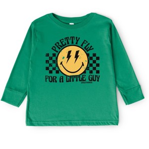The Juniper Shop SmileyWorld Pretty Fly For A Little Guy Toddler Long Sleeve Tee - 1 of 4