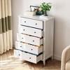 Whizmax 5 Drawer Dresser for Bedroom, Tall Dresser Closet Organizer, Modern Chests of Drawers for Living Room, Entryway, Hallway - 2 of 4