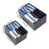 MDF 5-Drawer Dresser 2-Layer Storage Rack Household Organizer Furniture - 2 of 4