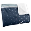 Palm Beach Atlantic University Logo Dots Silky Touch Blanket White 50x60 - 3 of 4
