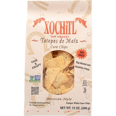 Xochitl Thin and Crispy Corn Chips 12oz/10pk