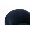 25.6" Teddy Barrel Armchair with Swivel and Ergonomic Back - 3 of 4