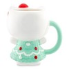 Silver Buffalo Sanrio Hello Kitty Holiday Tree Dress 3D Sculpted Ceramic Mug | Holds 20 Ounces - 2 of 4