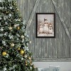 Three Snowman Pals Black Framed Wall Art for Living Room, Holiday Wall Art Print for Home Decor, Bedroom Wall Art by Jo Moulton - 4 of 4