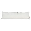 12" x 46" Jadon Hand Braided Extra Long Geometric Pattern Indoor/Outdoor Gray Accent Lumbar Throw Pillow - 4 of 4