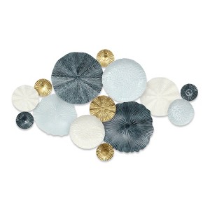 Cheung's Saoirse Multi Round Panel Nautical Wall Decor - Blue - 1 of 2
