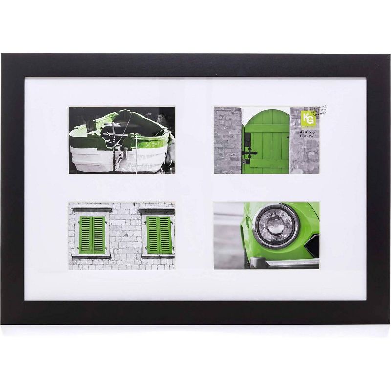 Kiera Grace 12&#34;x18&#34; Langford Collage Frame Black, 1 of 6