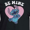 Women's - Lilo and Stitch - Be Mine Cropped Graphic T-Shirt - 2 of 4