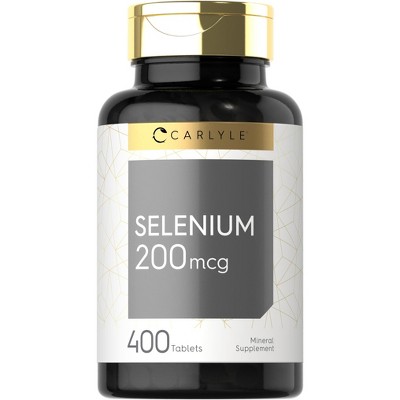 Carlyle Selenium 200mcg | 400 Vegetarian Tablets