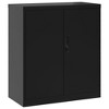 vidaXL File Cabinet Black 31.1 in.x15.7 in.x35.4 in. Steel - 2 of 4