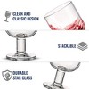 Bormioli Rocco Hosteria Stackable Dessert Cups - Set of 6, Tempered Glass Bowls - 8 Oz. Serving Dishes with Wide Mouth, 3.4” x 3.9” - Made in Italy - 2 of 4