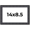 PosterPalooza | Photo Size Linear Black Picture Frame - UV Acrylic, Foam Board Backing, Hanging Hardware - 2 of 4