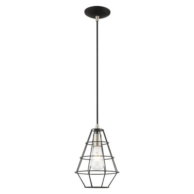 Livex Lighting Geometric 1 - Light Pendant in  Black
