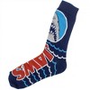 Mens JAWS Assorted Ivory Crew Socks, 6-Pack - 3 of 4