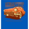 Car Fanatic Orange Vintage Car Long Sleeve Adult Hooded Sweatshirt - 2 of 3