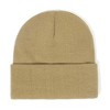 Anna-Kaci Women's Satin Lined Knit Beanie Hat with Folded Cuff for Hair Protection - 3 of 4