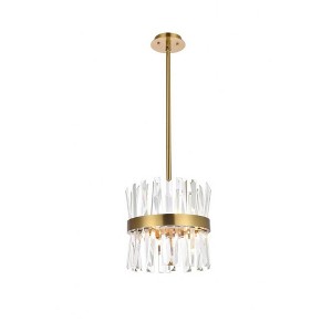 Elegant Lighting Serephina 6 - Light Pendant in  Satin Gold - 1 of 4