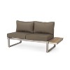 GDFStudio Johana Outdoor Aluminum V-Shaped 5 Seater Sofa Set with Cushions - 4 of 4