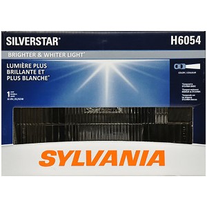 SYLVANIA - H6054 SilverStar Sealed Beam Headlight - High Performance Halogen Headlight Replacement (142x200), Brighter & Whiter Light for Added Clarity Downroad and Sideroad, (Contains 1 Bulb) - 1 of 4