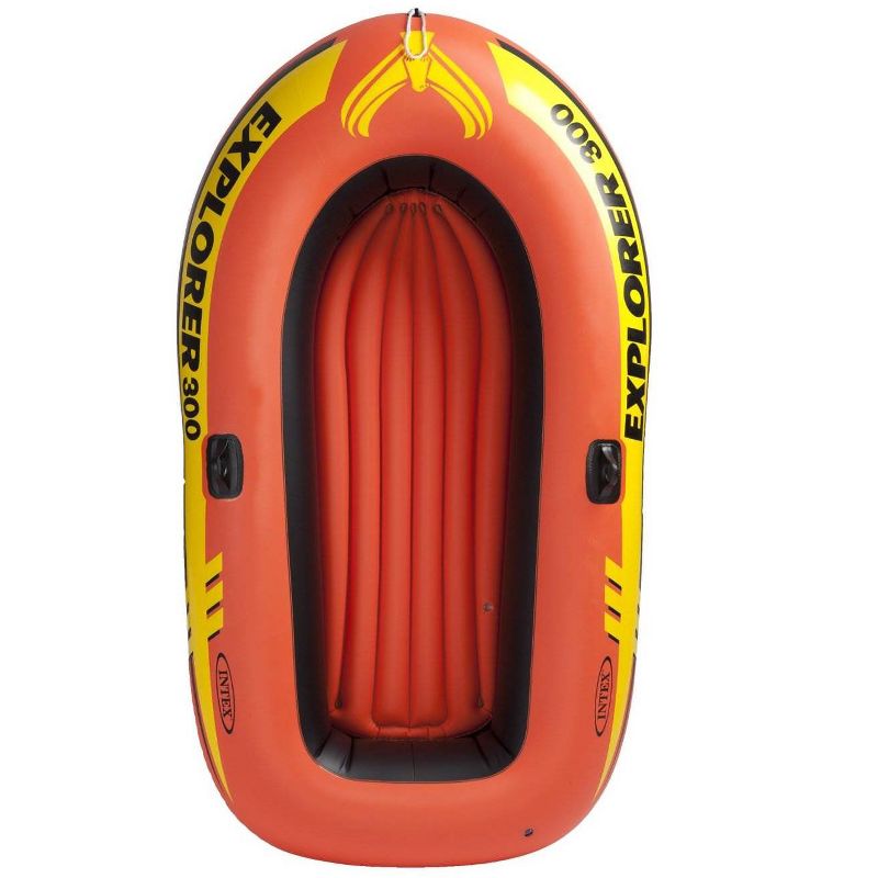 Intex Explorer 300 Compact Inflatable Three Person Raft Boat | 58332EP, 3 of 7