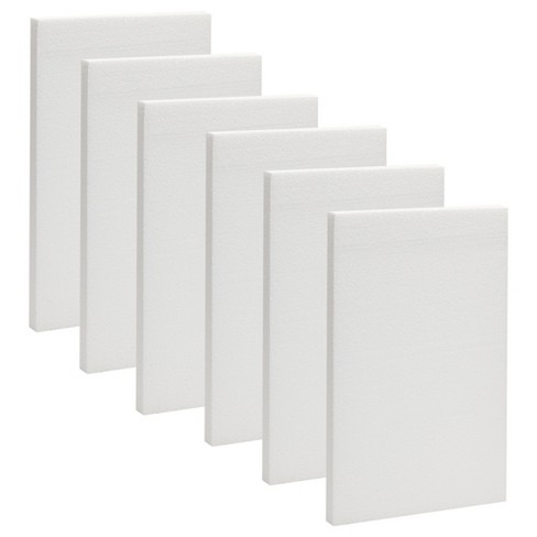 Juvale 1-Inch Thick Foam Rectangle Blocks for Kids Crafts, Polystyrene  Boards for DIY Sculpture, 12x4x1 In, 12 Pack