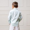 Hope & Henry Boys'  Long Sleeve Seersucker Button Down Shirt, Kids - 4 of 4