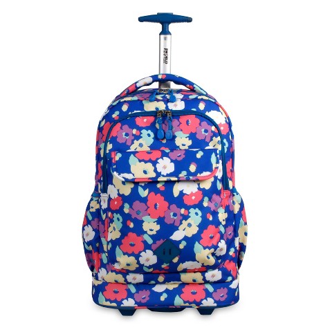 JWorld J World Sweep 18" Rolling Backpack - Geometric