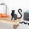 Pavilion Gift Company - Cat Sitting - 12 oz Glass Cup - Drinkware - 4 of 4