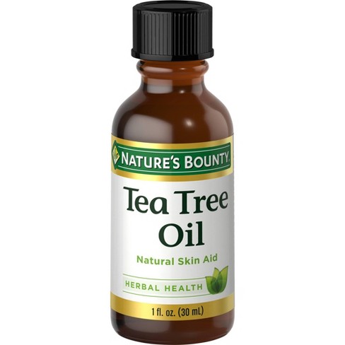 Omtrek Voorvoegsel Langwerpig Nature's Bounty Natural Tea Tree Oil Herbal Supplement - 1oz : Target