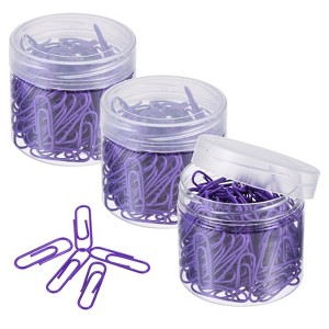 Unique Bargains Small Size Metal Prevent Tearing Pages Home Office Paper Clip 600 Pcs - 1 of 4